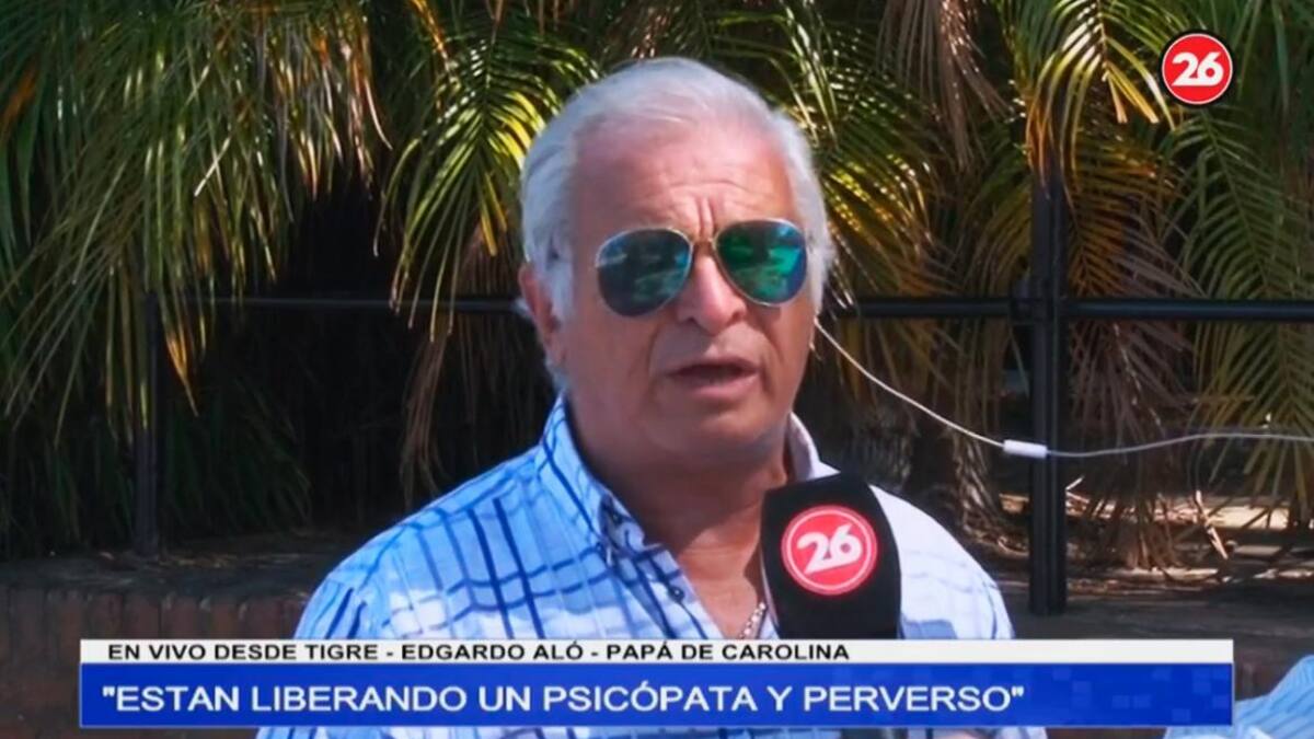 Padre de Carolina Aló, declaraciones, Canal 26