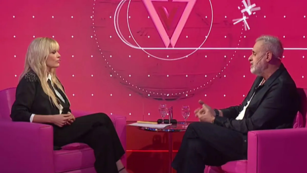 Viviana Canosa y Jorge Rial. Foto: Viviana en vivo