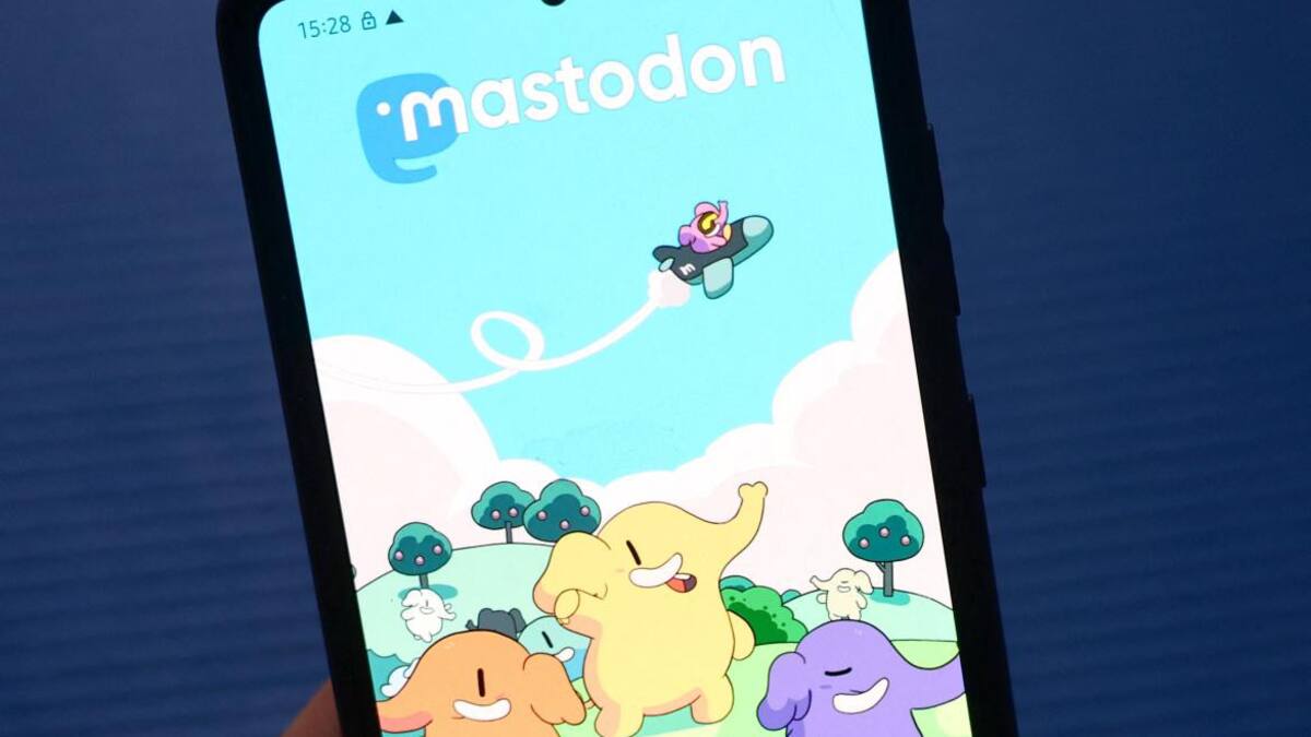 Mastodon, la red social que compite a Twitter. Foto: Reuters.