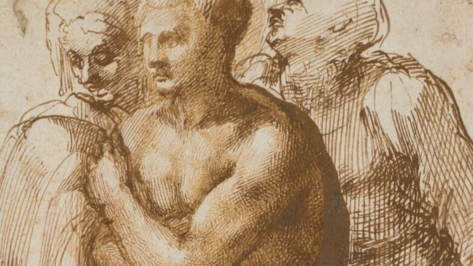 Dibujo de Miguel Ángel, subasta. Foto: Christies.