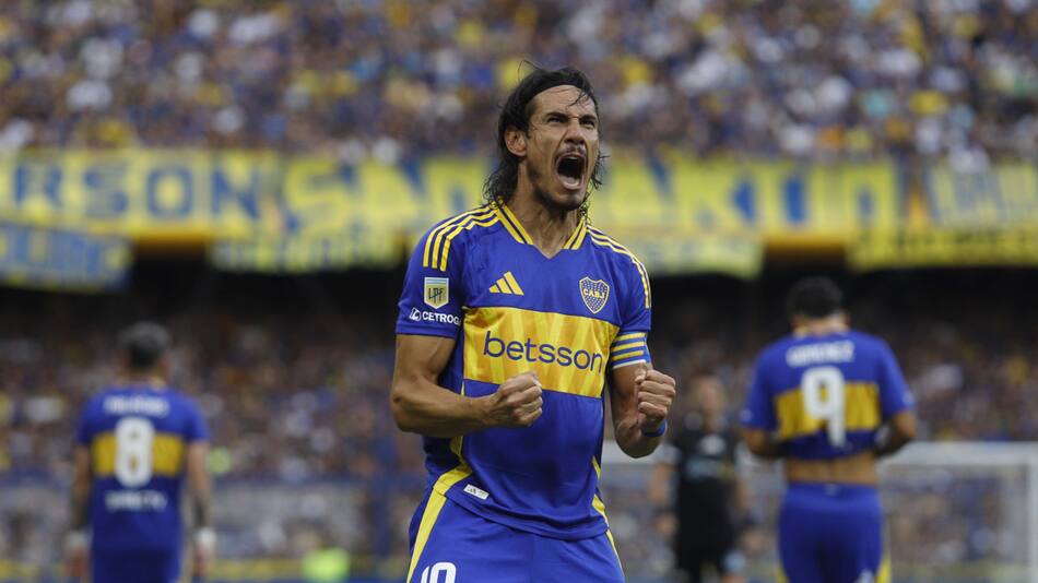 Edinson Cavani, Boca. Foto: NA/Damián Dopacio