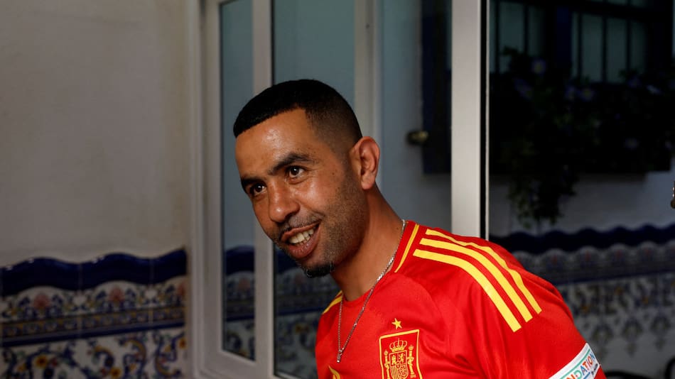 Mounir Nasraoui, padre de Lamine Yamal. Foto: Reuters.
