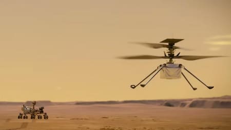 Ingenuity, el helicópero de Perseverance, NASA/JPL