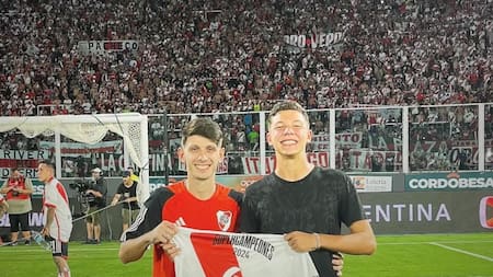 Facundo y Bastián Demichelis en River. Fuente: Instagram