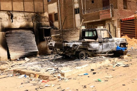 Conflicto armado en Sudán. Foto: Reuters.