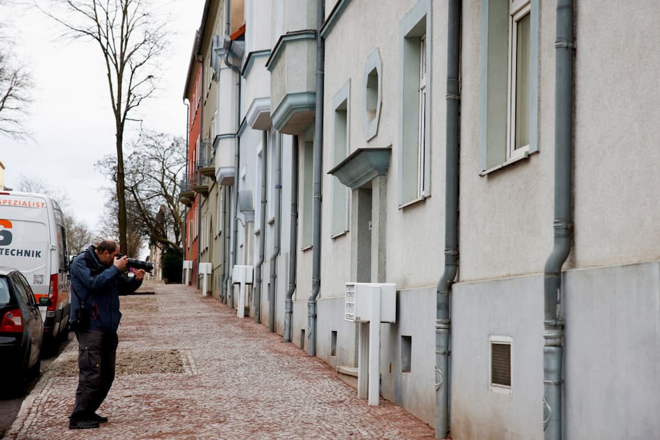La casa de Taleb A, el único detenido por el atentado en Alemania. Foto: Reuters.