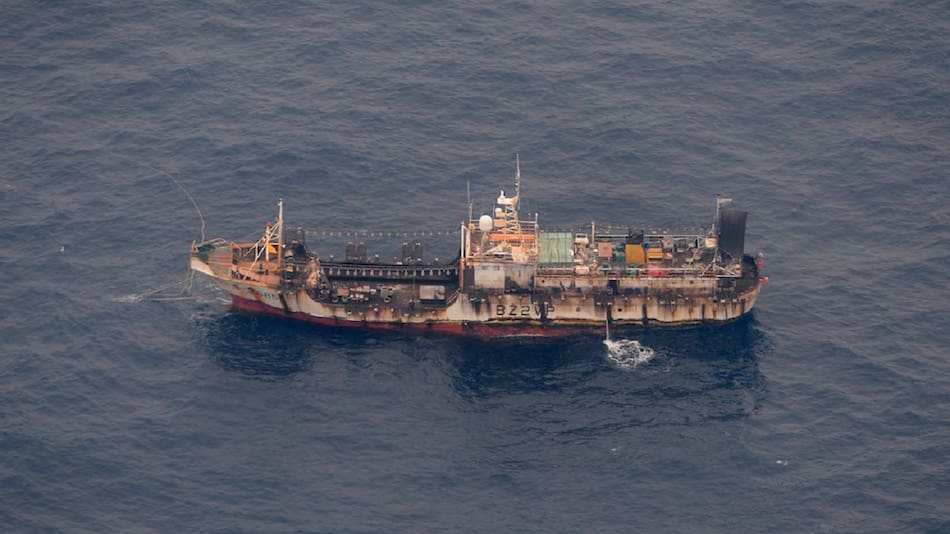 Pesca ilegal en Sudamérica.