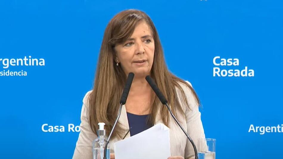 Gabriela Cerruti, vocera del Gobierno argentino