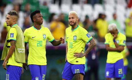 Neymar se refirió a la goleada que sufrió Brasil ante Argentina. Foto: Reuters (Hannah Mckay)