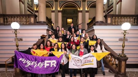 Aprobación de la ley de endometriosis. Foto: X @frmujeresok.