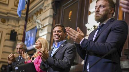 Legislatura bonaerense durante la apertura del período 150° de Sesiones Ordinarias de la Provincia de Buenos Aires. Foto NA