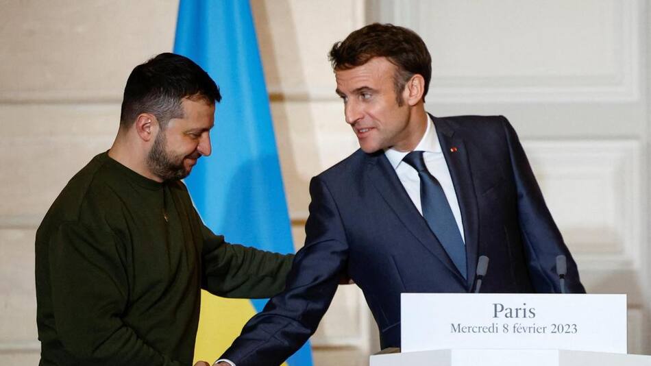 Zelenski llegó a París para su reunión con Macron y Scholz. EFE