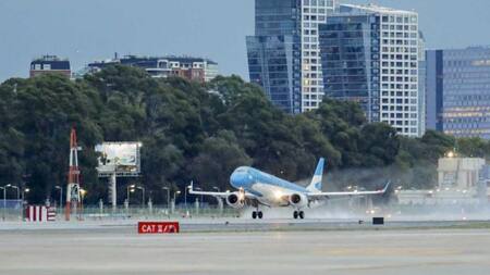 Aeroparque Jorge Newbery, aviones, Aerolíneas Argentinas, NA