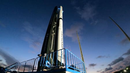 El cohete surcoreano. Foto Twitter gentileza @innospacecorp.