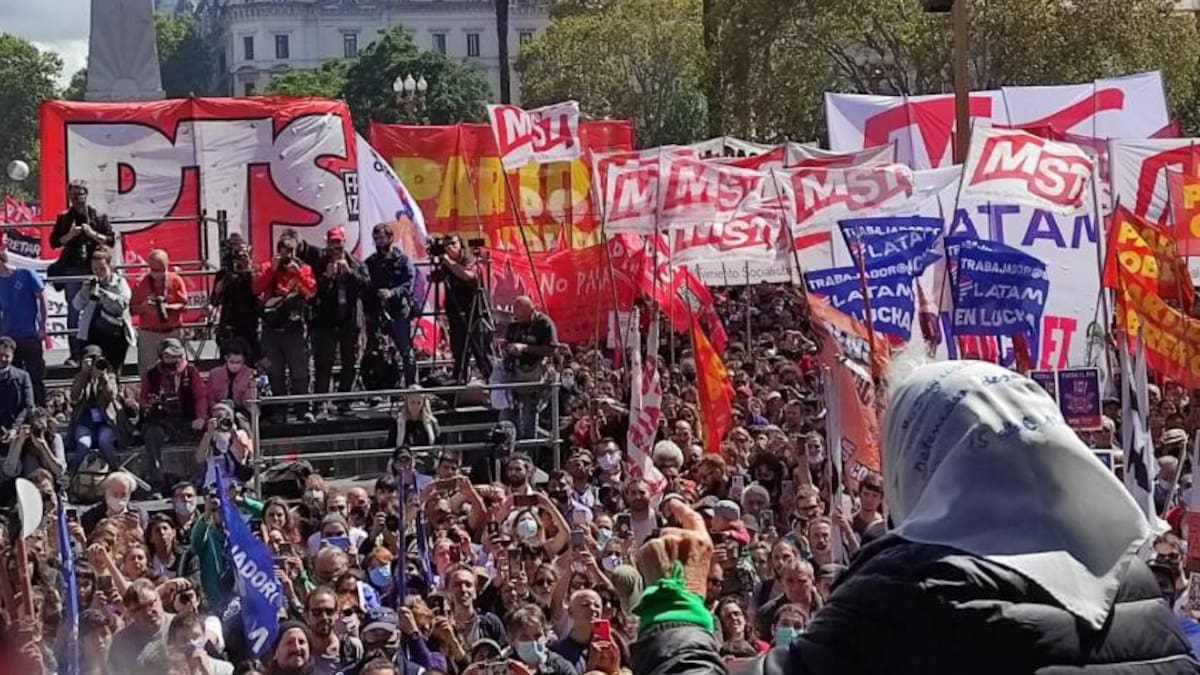 Marcha de la Izquierda por el Día de la Memoria, Verdad y Justicia, AGENCIA NA