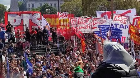 Marcha de la Izquierda por el Día de la Memoria, Verdad y Justicia, AGENCIA NA