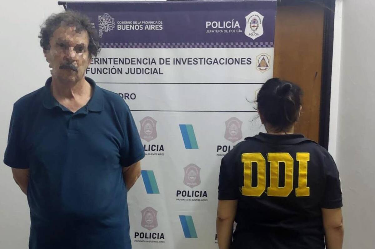 El hijo de la jubilada asesinada en San Isidro. Foto: Télam