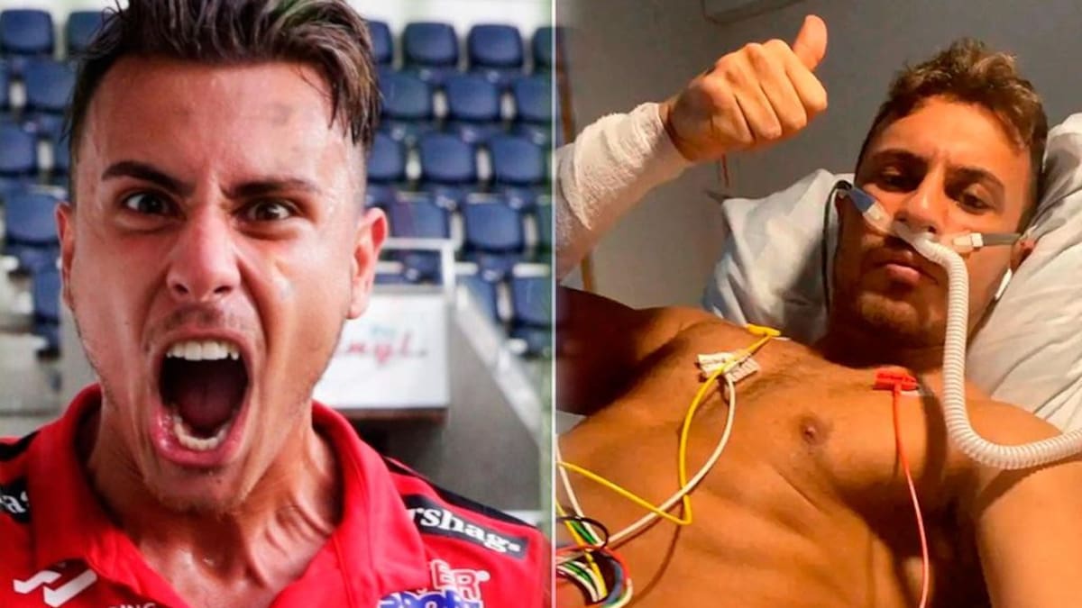El drama del futbolista que sobrevivió al coronavirus: “Solo recuerdo querer arrancarme la piel porque tenía mucho calor"