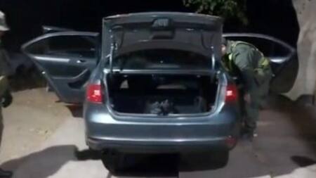 Llevaban cocaína en un parlante_Captura video twitter/gendarmeria