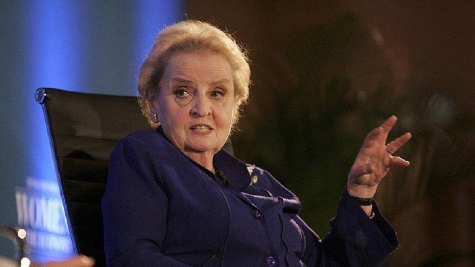 Madeleine Albright, la primera mujer en encabezar el Departamento de Estado de Estados Unidos, falleció de cáncer hoy a los 84 años. Foto NA
