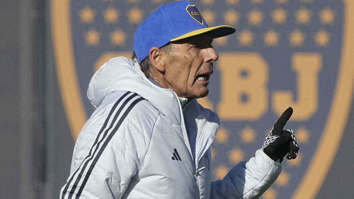 Miguel Ángel Russo, director técnico de Boca. Foto: NA.