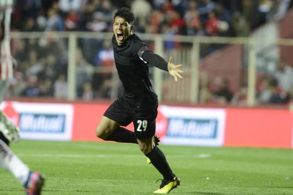 Lucas Romero, el autor del gol del triunfo de Independiente ante Unión. Foto: Télam.