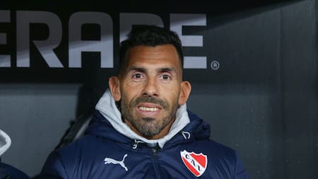 Carlos Tevez; entrenador de Independiente. Foto: NA.