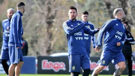 Selección Argentina, entrenamiento, fútbol, deportes, Messi