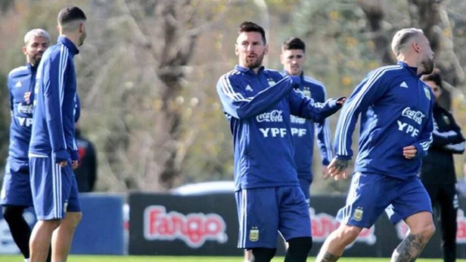 Selección Argentina, entrenamiento, fútbol, deportes, Messi