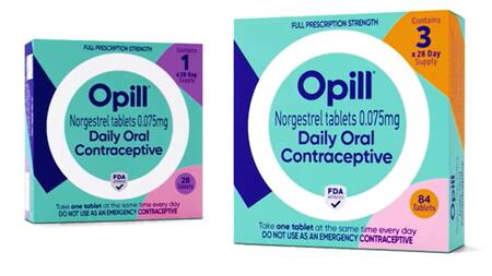 Opill, la primera pastilla anticonceptiva de venta libre de Estados Unidos. Foto: Reuters.
