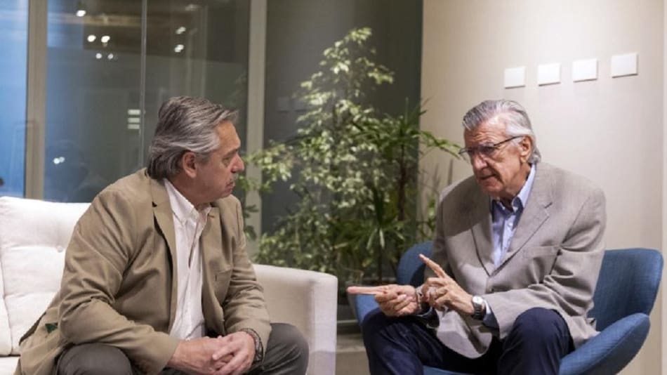 Alberto Fernández y José Luis Gioja, peronismo, NA