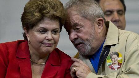 Dilma Rousseff y Lula da Silva