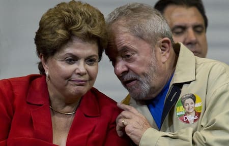 Dilma Rousseff y Lula da Silva