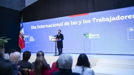 Boric en el Día del Trabajador. Foto: X @GabrielBoric.