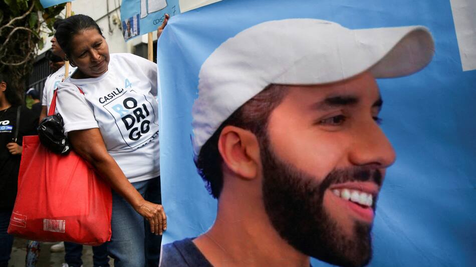 Elecciones en El Salvador. Foto: Reuters.