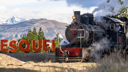 Tren La Trochita. Foto: Instagram turismoesquelok.