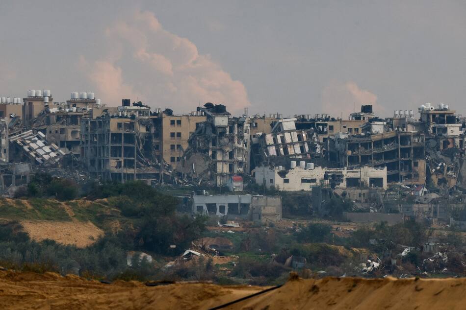 Destrucción de Gaza. Foto: Reuters.