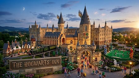 Construirán el primer hotel temático de Harry Potter: dónde estará y cómo será el mágico destino
