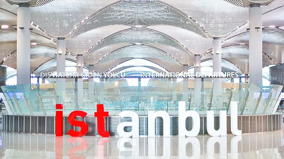 Aeropuerto de Estambul. Foto: redes sociales.