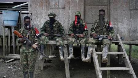El grupo guerrillero ELN. Foto: Reuters.