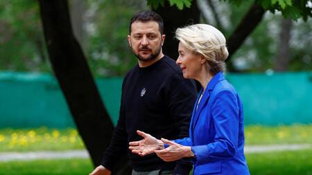 Ursula von der Leyen, Volodimir Zelenski, UE, Ucrania, Reuters