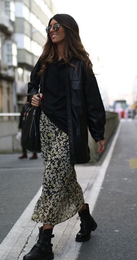 Pollera larga. Fuente: Pinterest