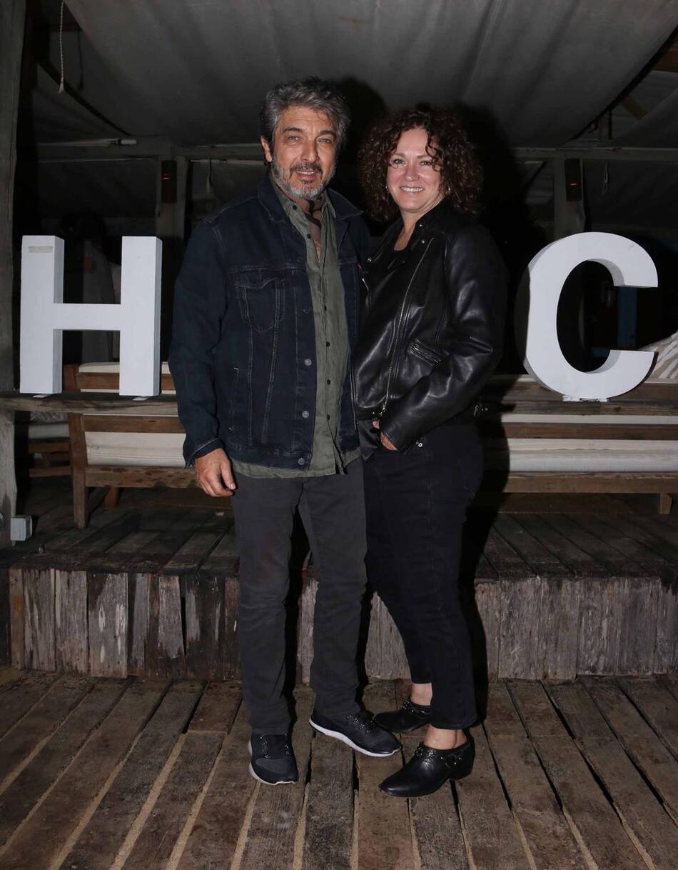 Fiesta de HSBC - Ricardo Darín y su mujer Florencia Bas