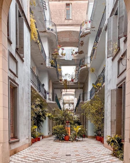 Pasaje General Paz, Colegiales. Foto Instagram @buenosairestourist