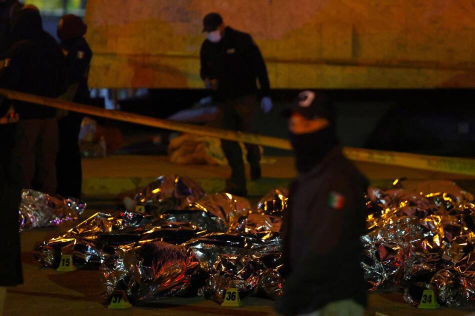 Un grave incendio se llevó la vida de migrantes en la frontera entre México y EEUU. Foto: Reuters.