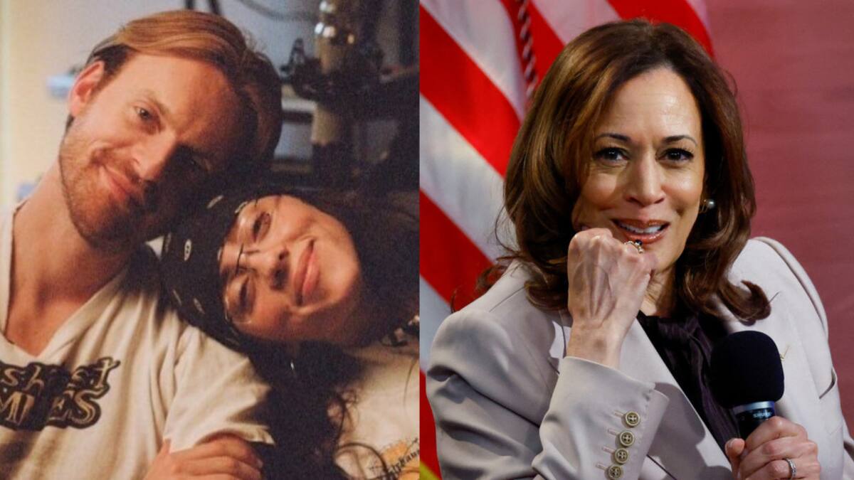 Billie Eilish y su hermano Finneas anuncian su voto en favor de Kamala Harris. Foto: X / Reuters