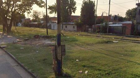 Lugar donde encontraron el cuerpo de una pequeña en Rosario. Foto: Google Maps.