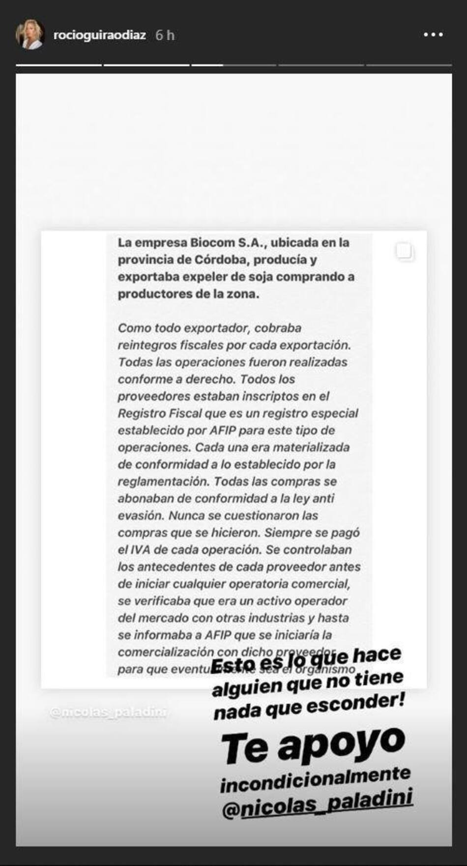 Descargo Guirao Diaz