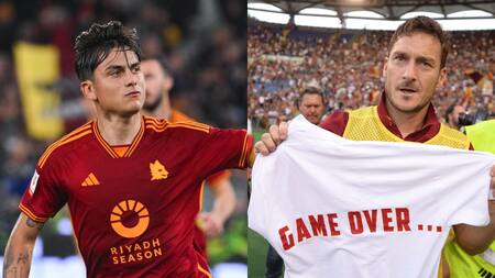 Paulo Dybala fue cuestionado por Francesco Totti. Fotos: NA.