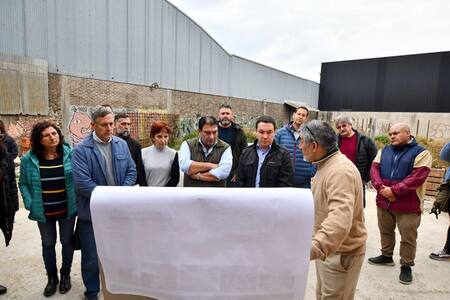 Andrés Watson monitoreó la construcción del Centro Comunitario de Salud Mental.